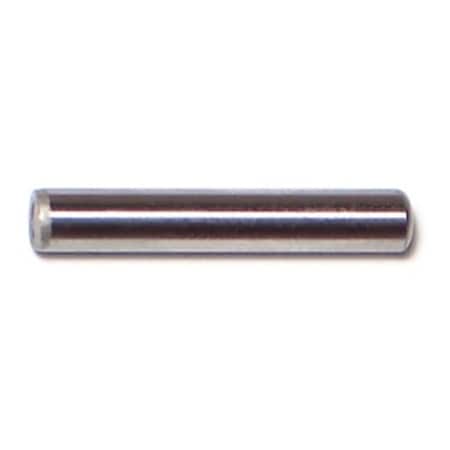 Midwest Fastener 1/8" x 3/4" Plain Steel Dowel Pins 15PK 76385